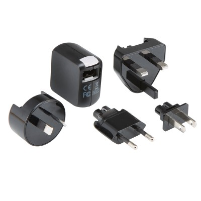Cargador AC con adaptadores internacionales para Iridium GO!