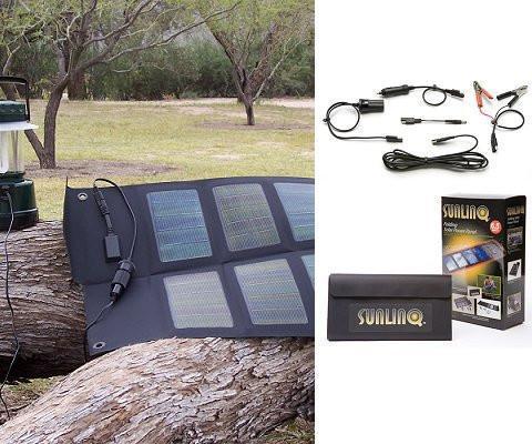 sunling - panel solar plegable te mantiene cargado siempre